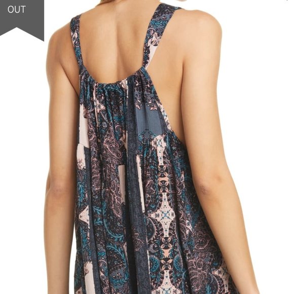 NWT Free People Count Me In Trapeze S Dress BLACK - Picture 3 of 10